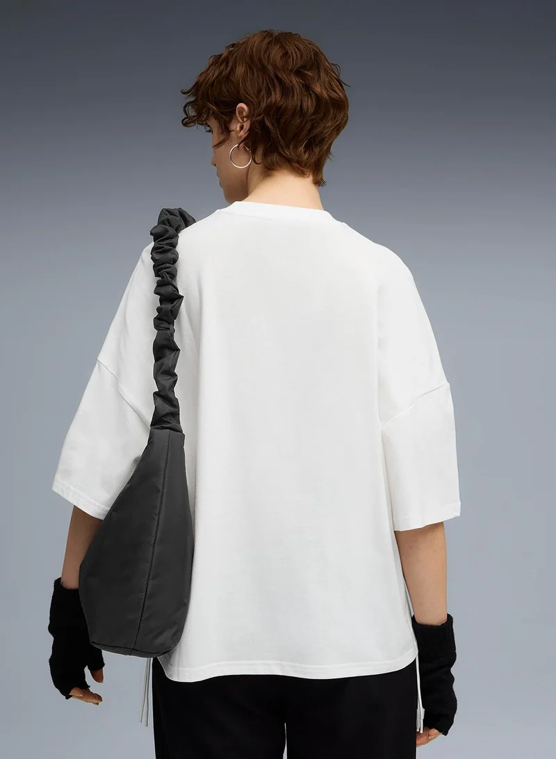 PUMA Dare To Oversized Ruched T-Shirt